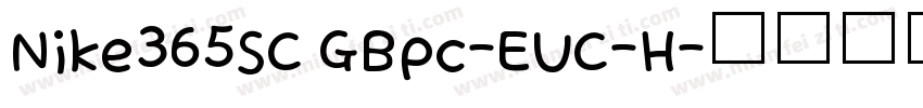Nike365SC GBpc-EUC-H字体转换